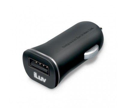 iLuv iAD530BLK MobiSeal Micro Size USB Car Charger